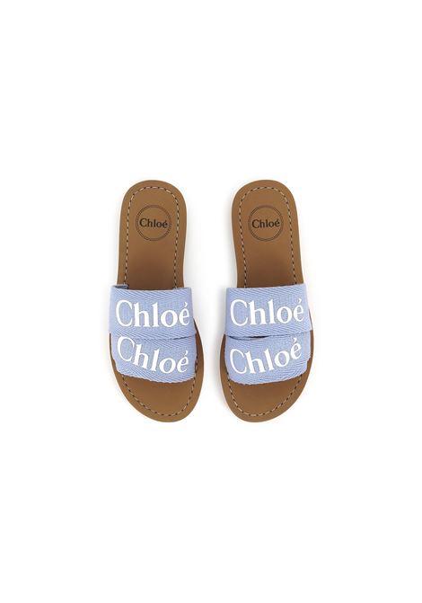 Sabot Woody Denim Blue CHLOÉ KIDS | C20508Z10